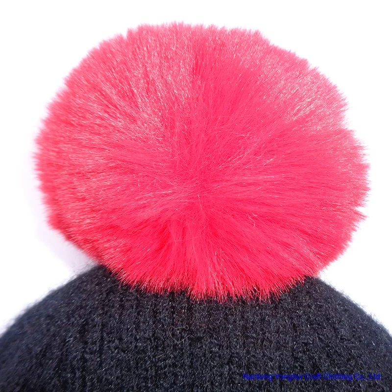 Acrylic Winter Warm Knitted Cute Cat Style Lady Cap Hat