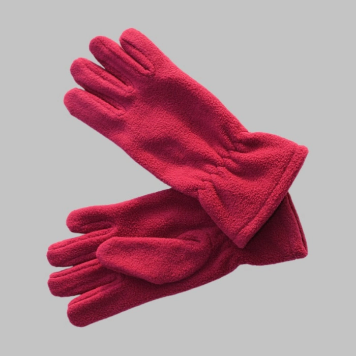 Popular Outdoor Ski Sports Cheap Thermal Warm Polar Fleece Gloves for Cold Winter