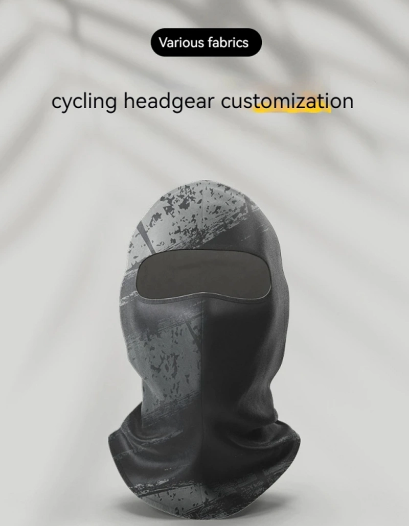 Custom Logo Ski Masks One Hole Balaclava Fashion Face Maskes for Motorcycle