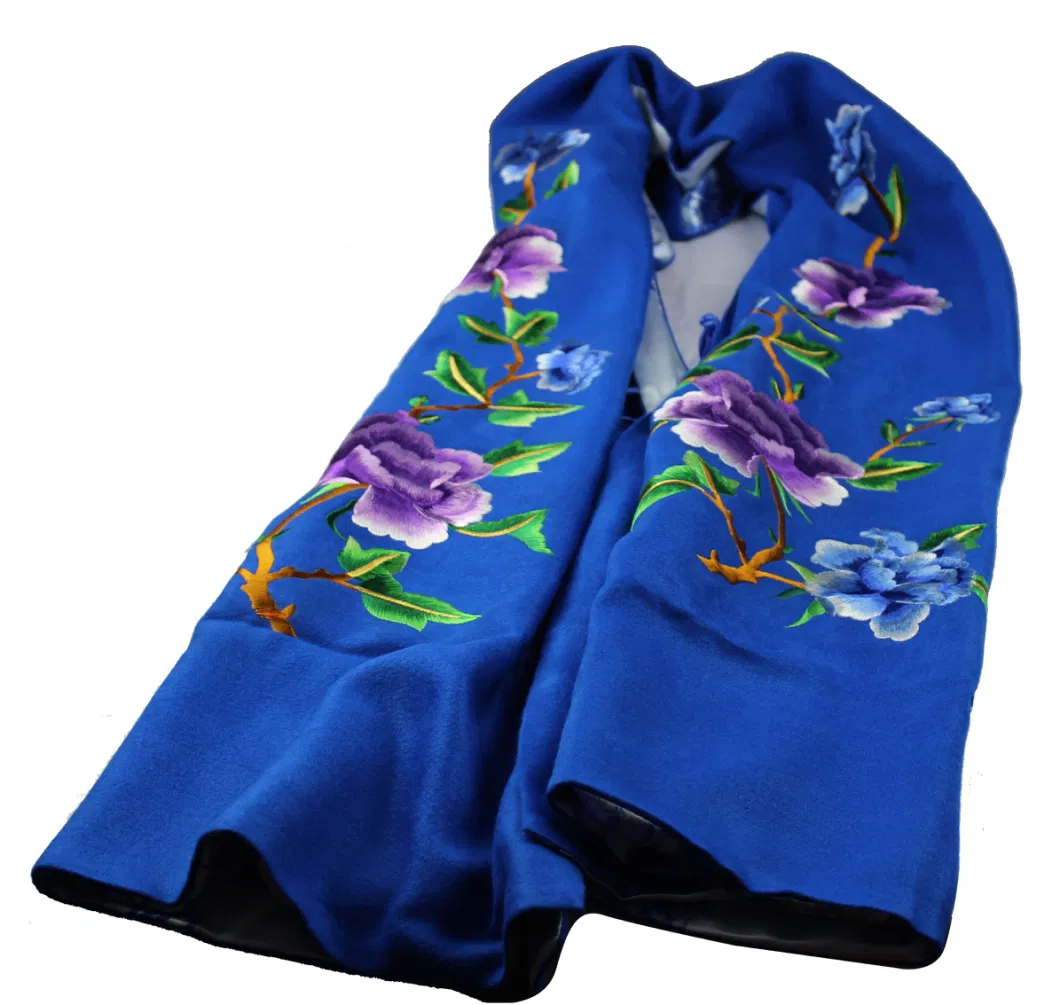 Fashionable Handmade Embroidery Scarf/Shawl (WJ-001)