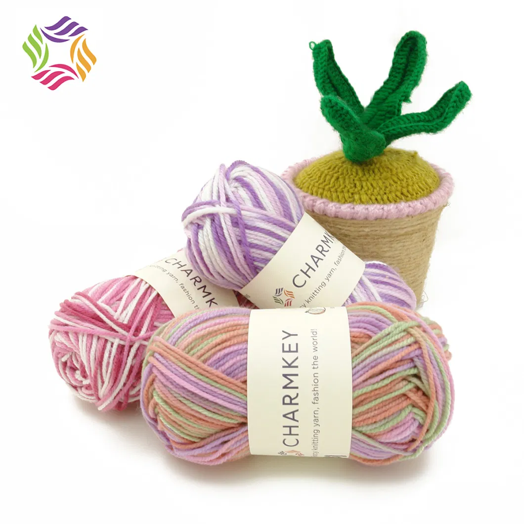 Wholesale 100% Acrylic Yarn Acrylic Wool Yarn Arm Knitting for Crochet Knitting