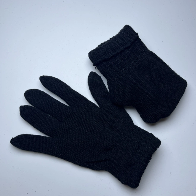 Basic Double Layer Winter Warm Knit Magic Gloves Thick at Cheap Low Price