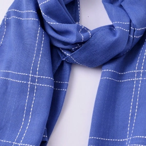 Checked Children Cotton Colorful Warm Spring Daily Fashion Soft Long Scarf