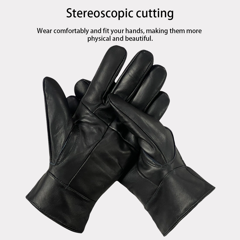 Luxury Mens Leather Dress Winter Driving Gloves Fashion Mens Leather Gloves