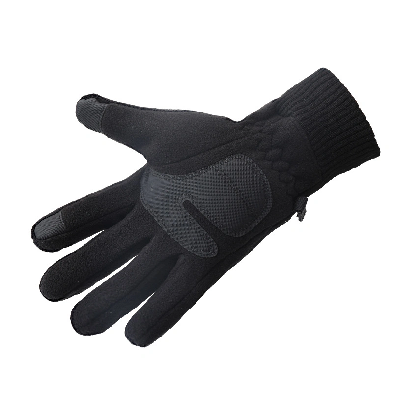 Winter Fleece Gloves for Mens Cheap Custom Warm Outdoor Sport Polar Fleece Gloves