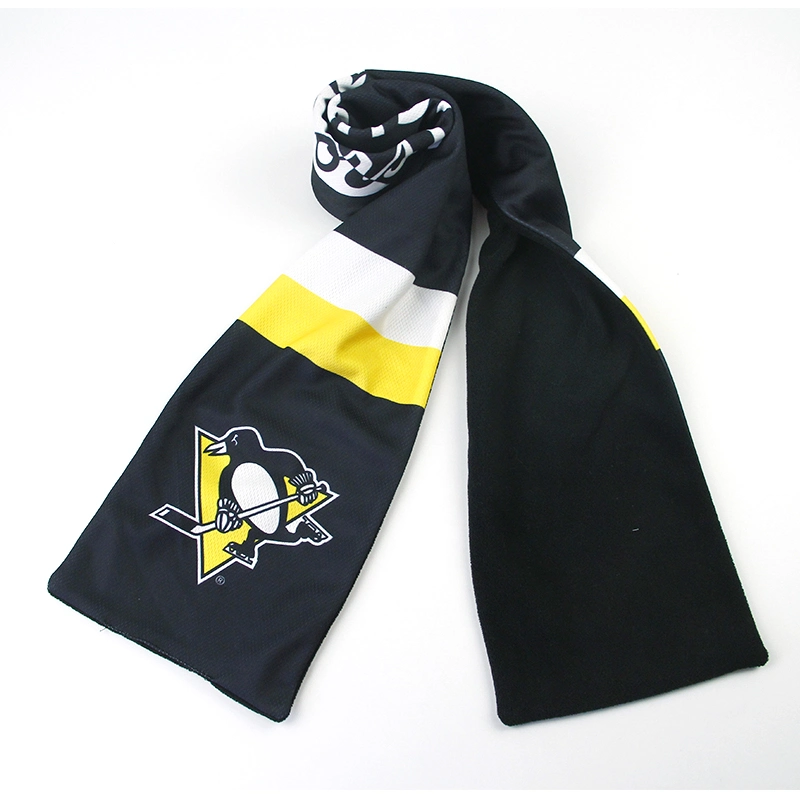 Double Layers Two Layers Polar Fleece Scarf with Sublimation Printing