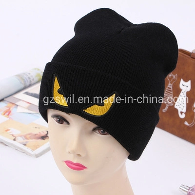 Fashion Promotion Exhibition Decoration Polyester Fabric Knitted Hats Beanie