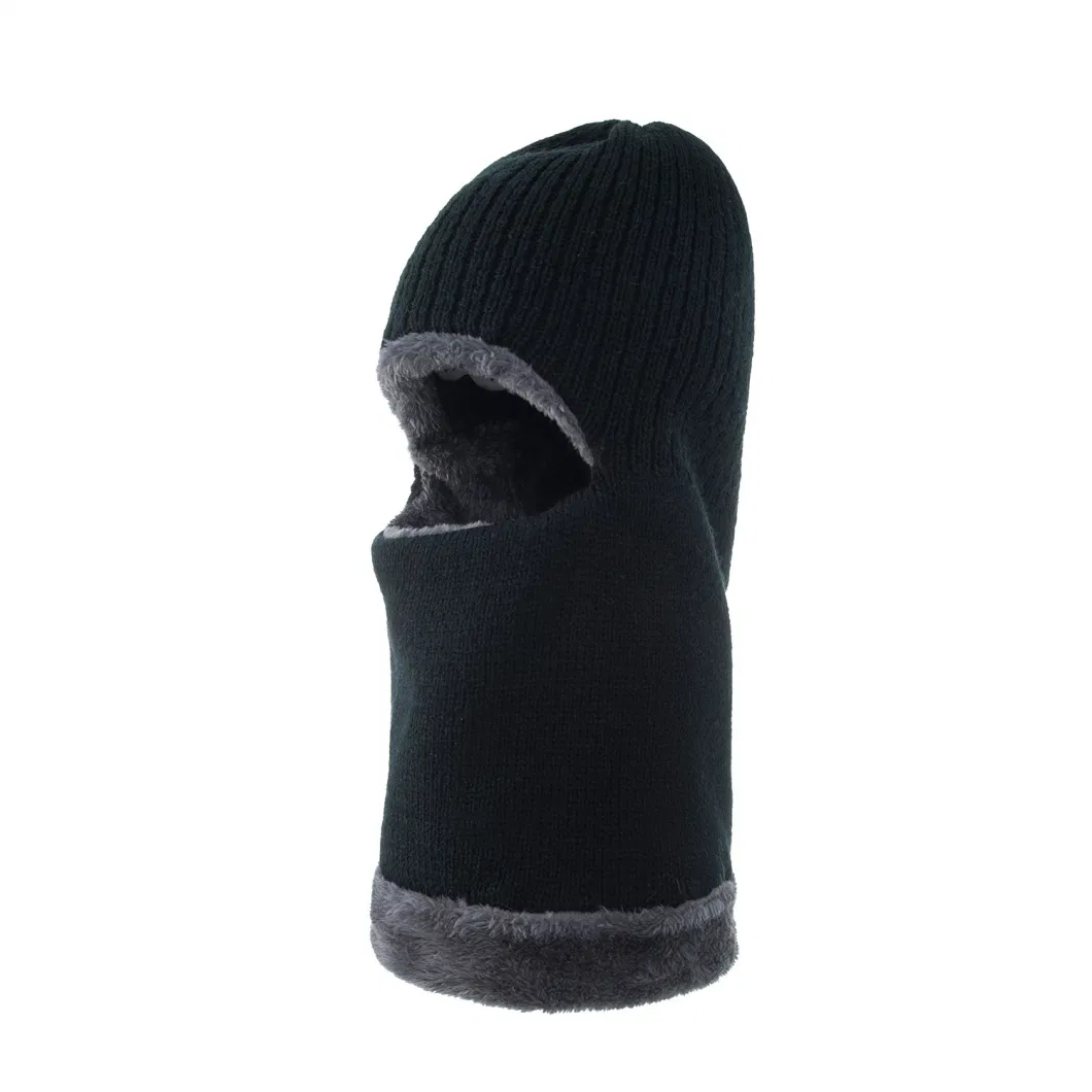 OEM New Design High Quality Knit Winter Hats Beanie Balaclava Custom All Over Print Jacquard One Hole Ski Masks