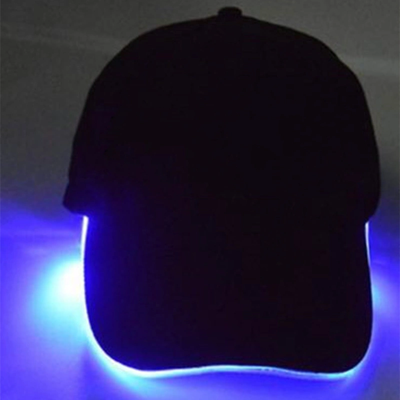 Stylish and Beautiful Atmosphere Outdoor Shade LED Fiber Optic Baseball Cap