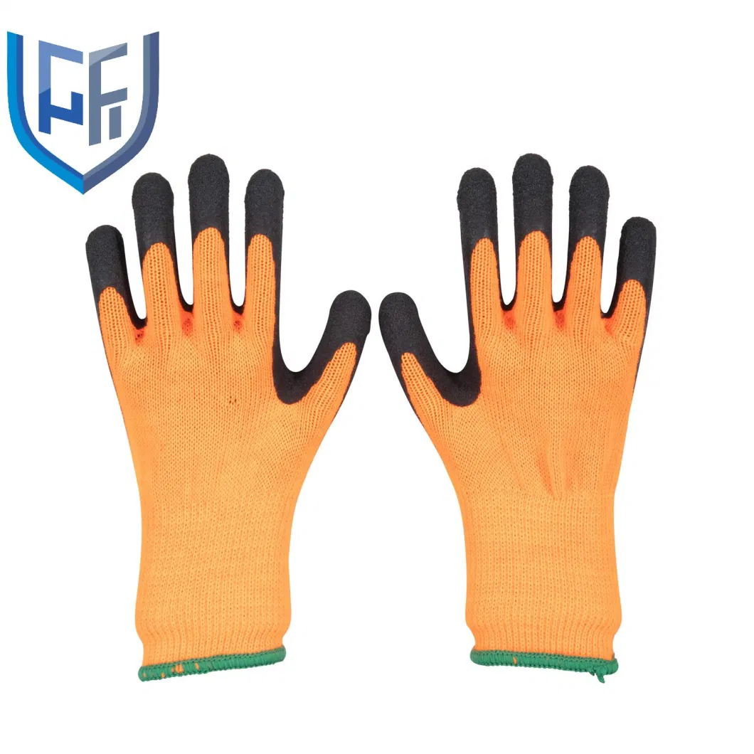 Mens Latex Foam Safety Work Hand Gloves for Winter Construction