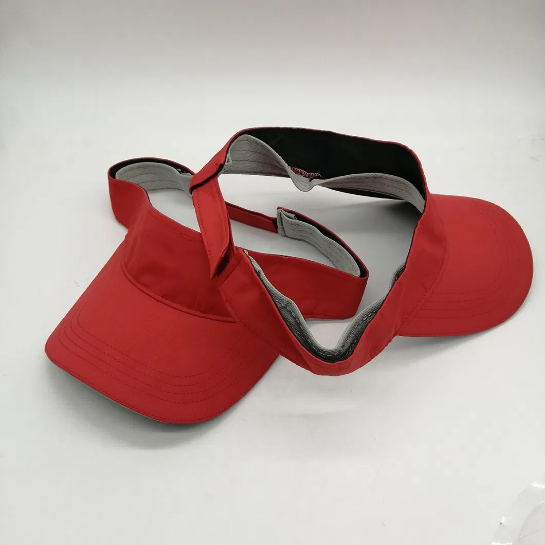 Wholesale OEM Sports Polyester Quick Dry Custom Sun Visor Cap Hat Factory Price