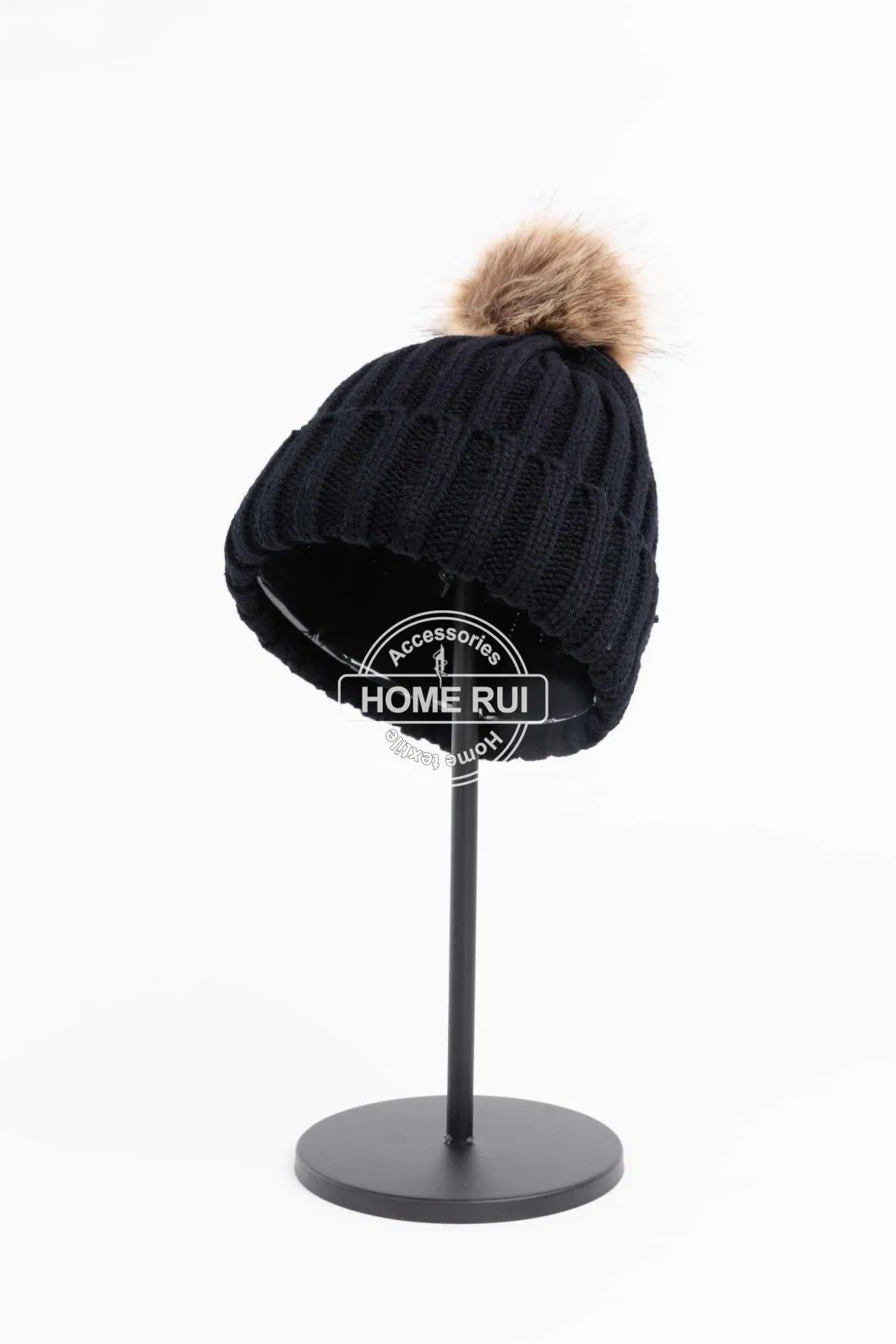 Winter Acrylic High Quality Fisherman Skully Jacquard Knitted Beanies Hats Custom Embroidery Logo