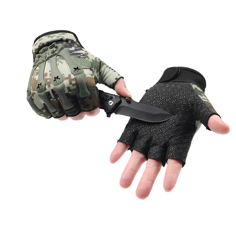 Weightlifting Gloves Cut Protection Tactical Gloves Fingerless Ci21684