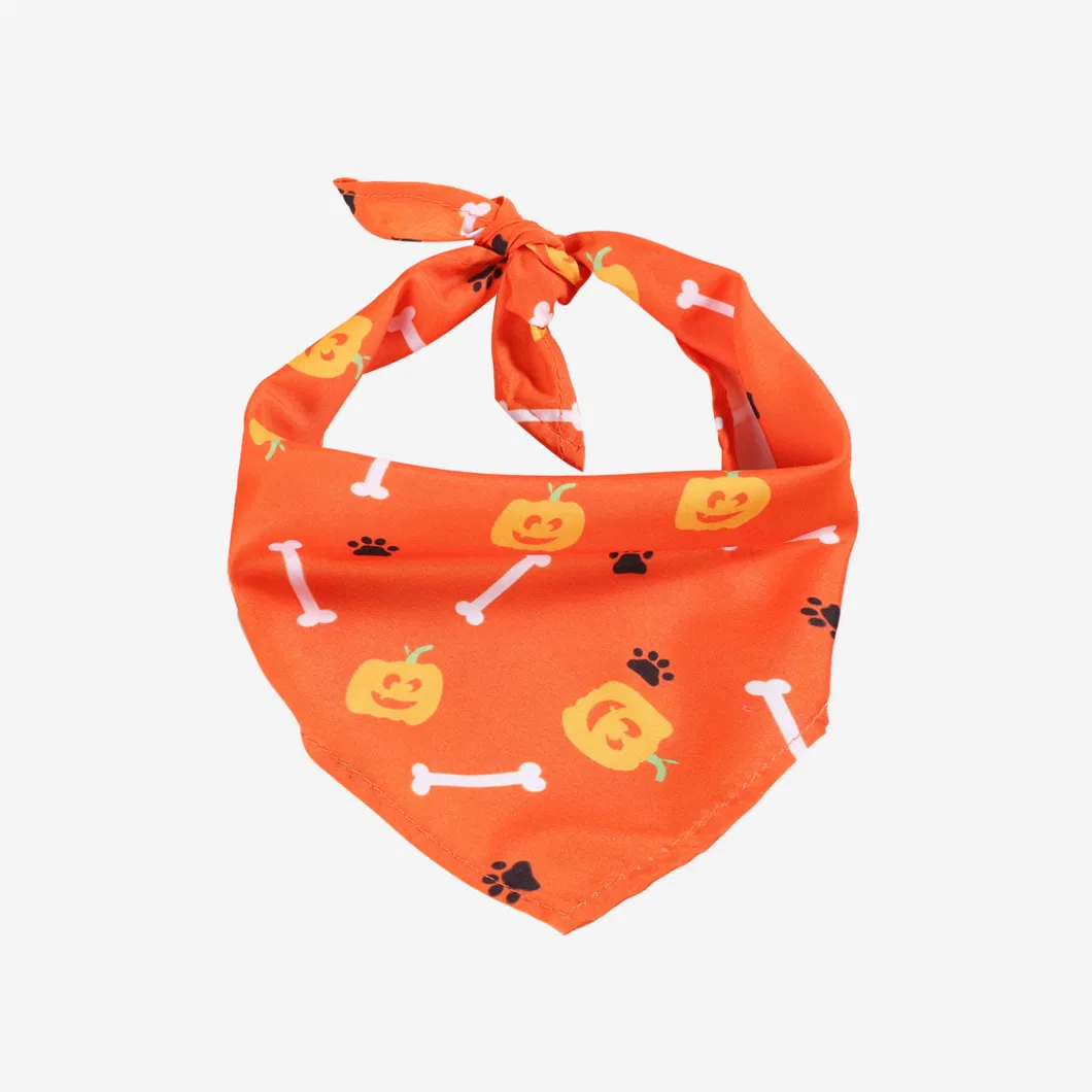 Halloween Pet Triangle Scarf Cotton Scarf for Dogs Cat