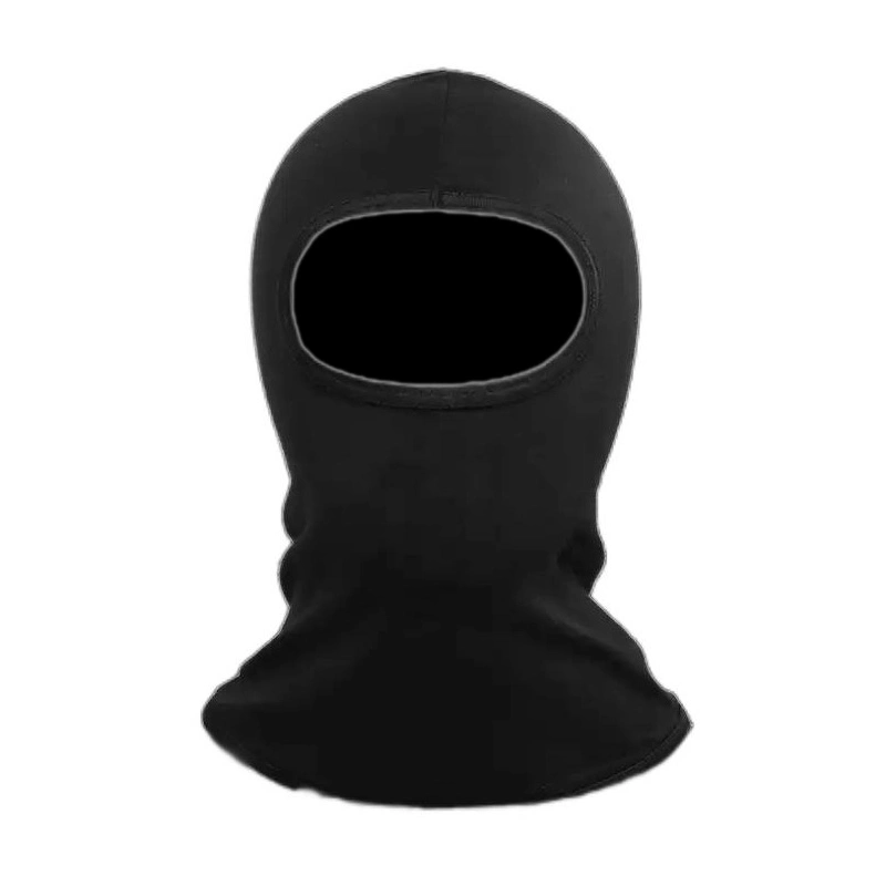 OEM Custom Black Knitted Cotton Polyester Acrylic Winter Balaclava