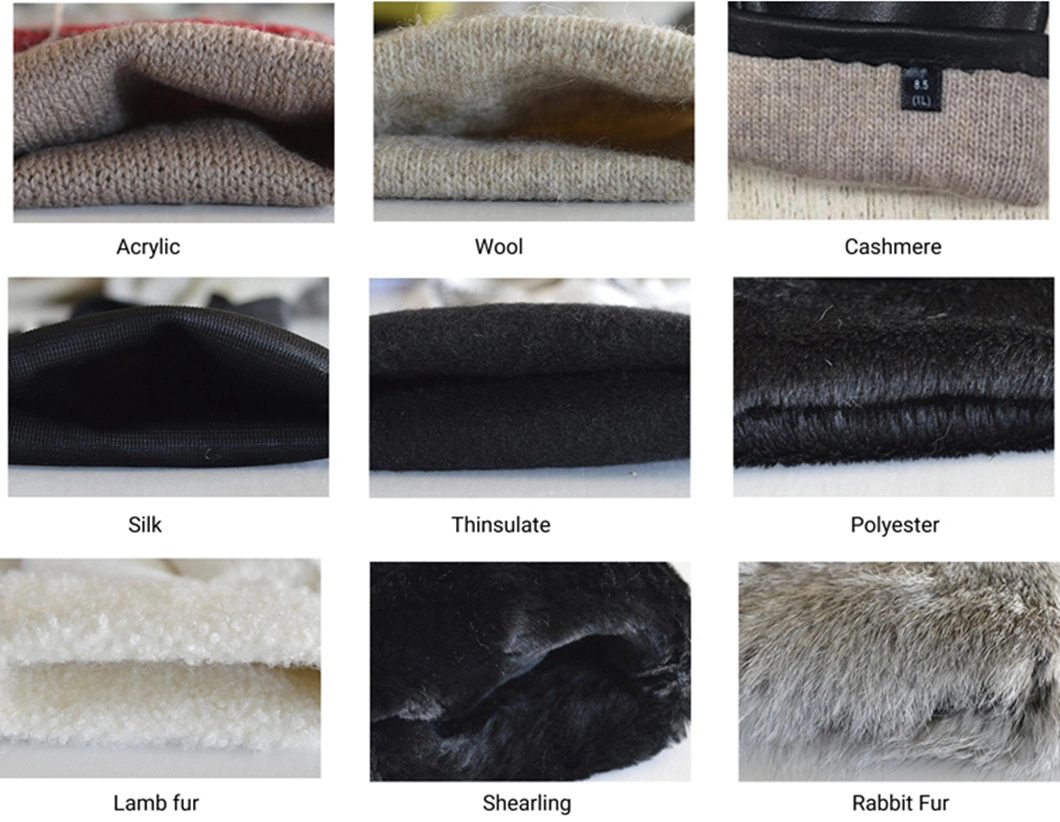 Wholesale Mens Winter Leather Gloves Good Genuine Sheepskin Black Brown Dress Leather Gloves for Car Driving