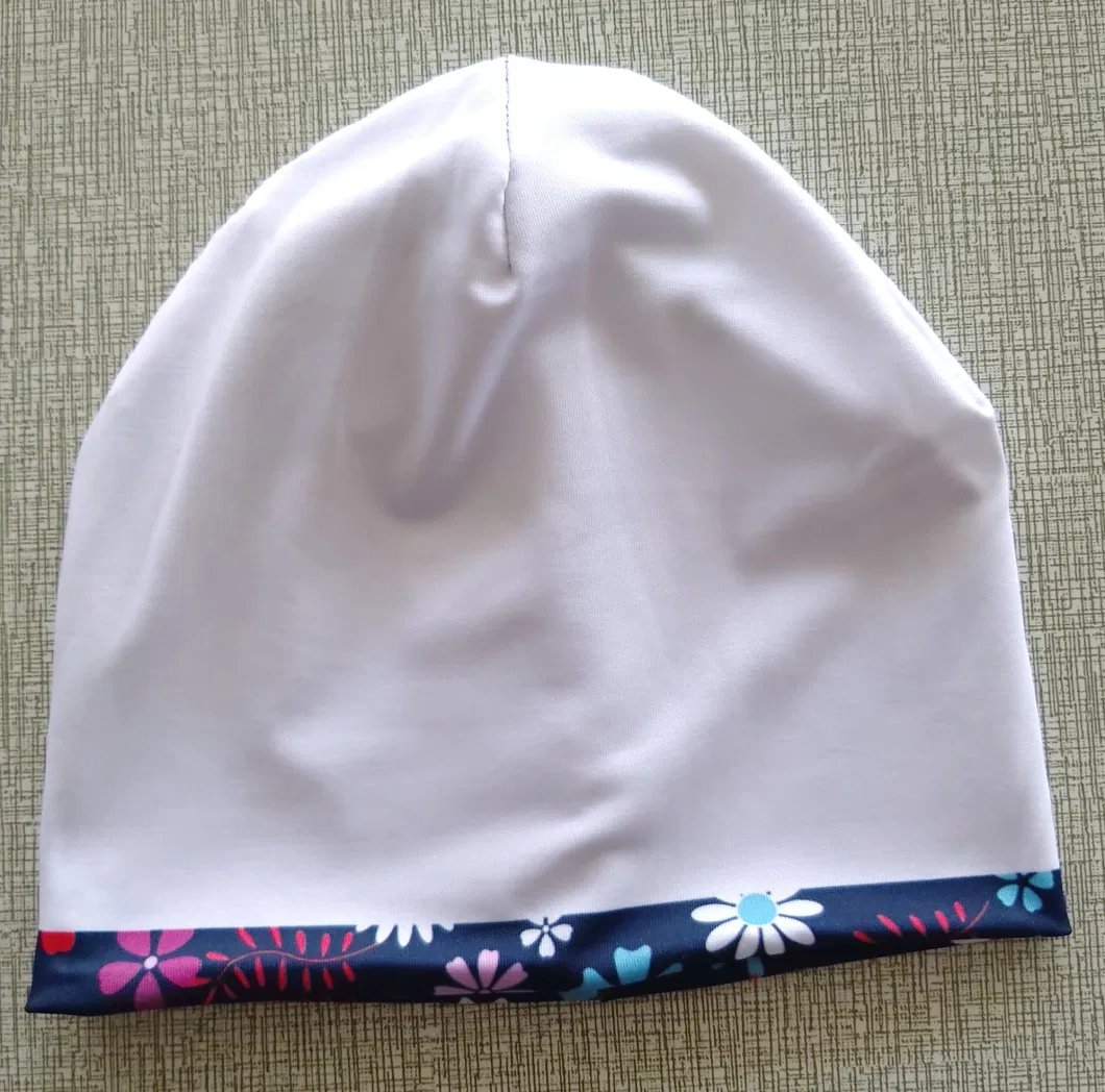 Kids Beanie with Sublimation Printing in 90% Polyester 10% Spandex