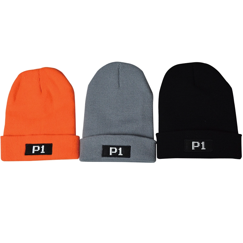 OEM Custom High Quality Unisex Winter Cap Pullover Protection Warm Hat Knitted Sports Ski Beanie