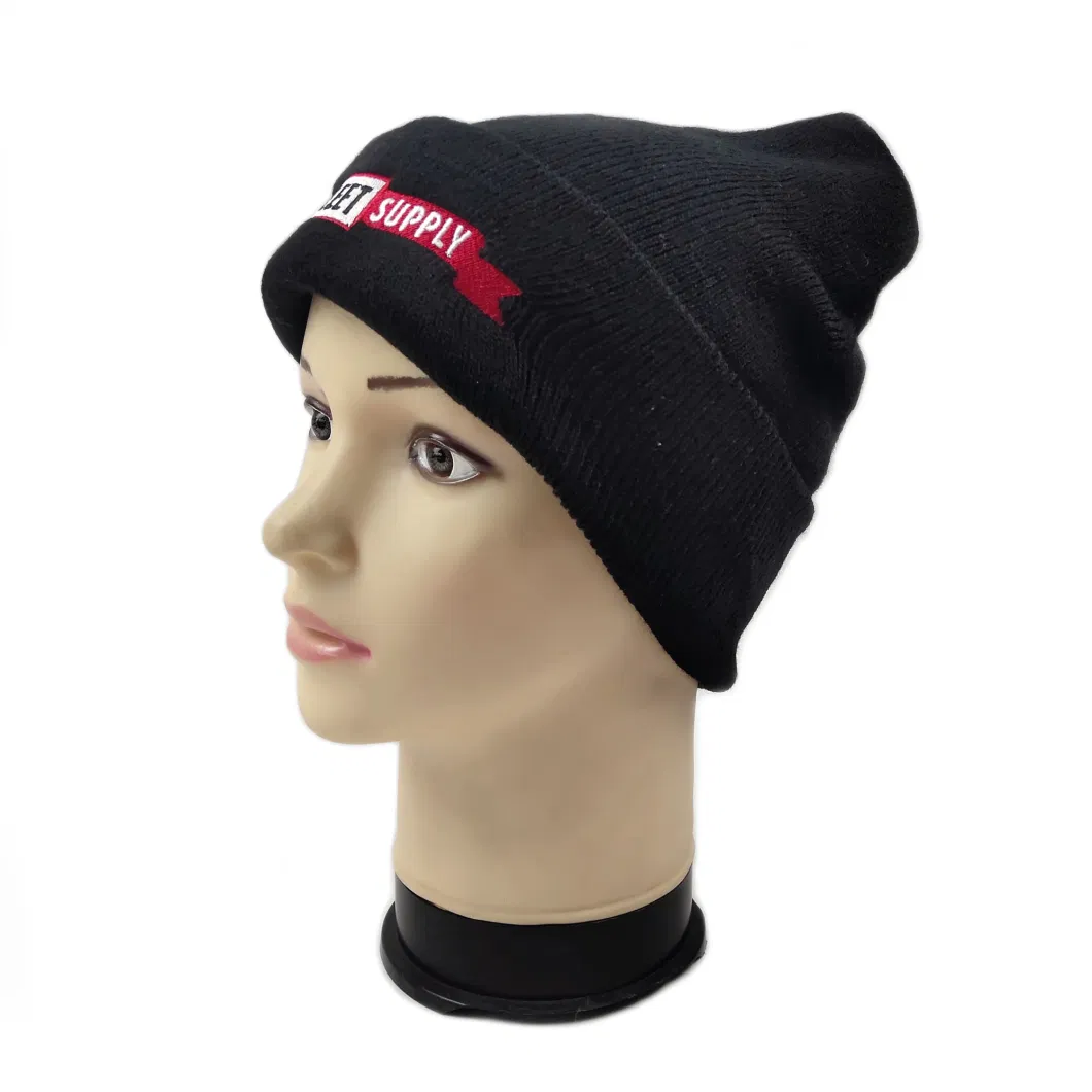 Custom Embroidery Cuff Embroidery Beanie Toque