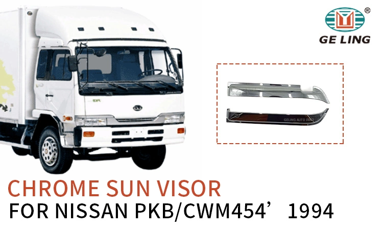 Truck Body Kits Chrome Sun Visor for Nissan Pkb Cwm454 1994