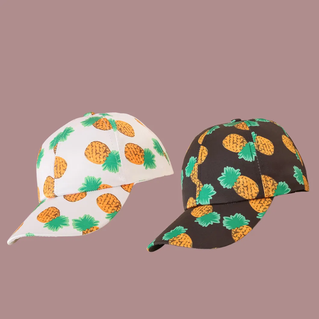 Autumn/Winter Adult Baseball Cap Cute Printed Floral Pattern Logo Fashion Baseball Cap Custom Baseball Cap