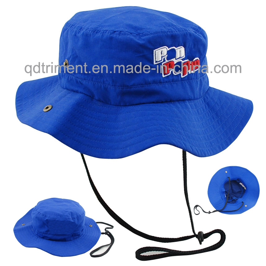 Polar Fleece Adjustable Plastic Snap Warm Bucket Hat (TRBT006)