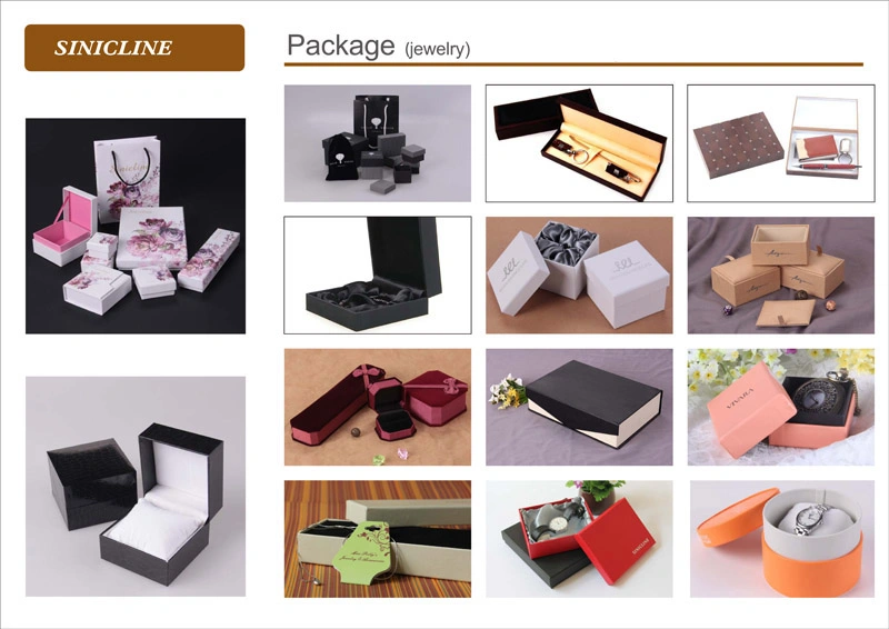 Sinicline Custom Logo Luxury Set Packaging for Jewelry