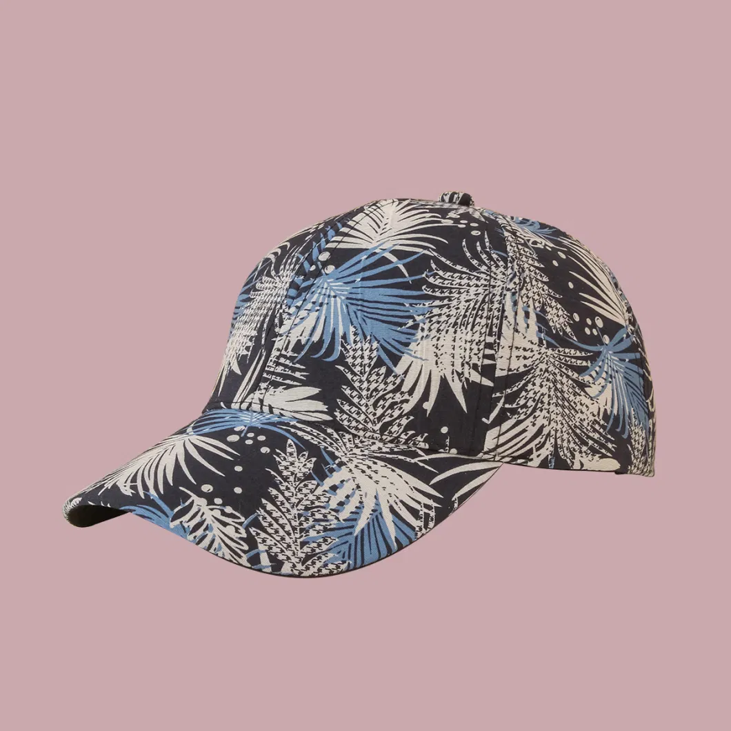 Autumn/Winter Adult Baseball Cap Cute Printed Floral Pattern Logo Fashion Baseball Cap Custom Baseball Cap