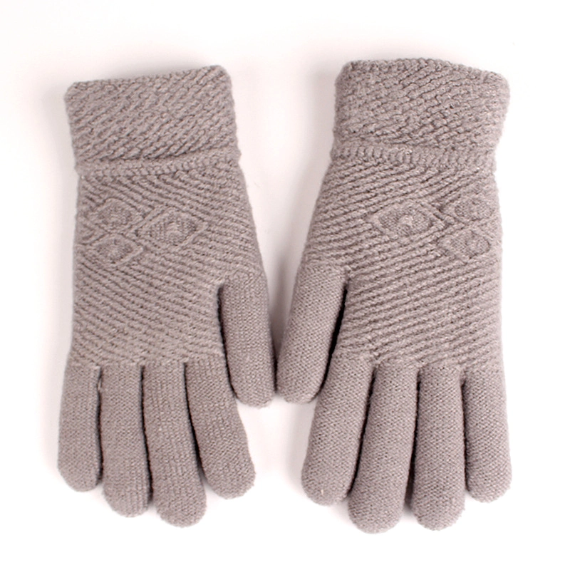 Double Layers Gloves for Winter Touch Screen Gloves Men Women