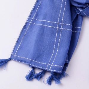 Checked Children Cotton Colorful Warm Spring Daily Fashion Soft Long Scarf