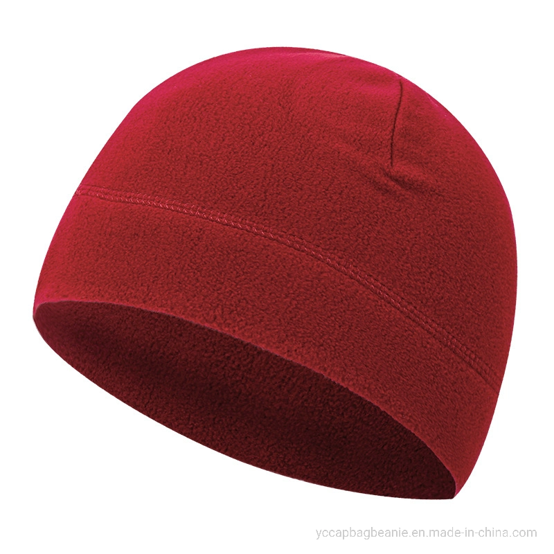 100%Polyester Micro Fleece Hat, Fleece Beanie