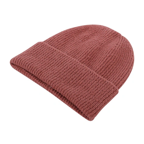Plain Beanie Hats Wholesale High Quality Ladies Winter Warm Knitted Beanie Hat