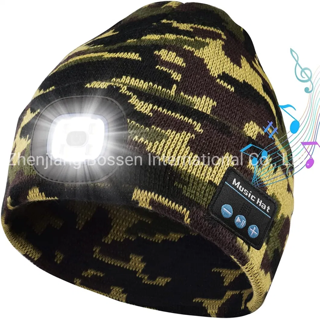 China Factory OEM Custom Logo Embroidered Acrylic Knitted Winter Beanie Hat