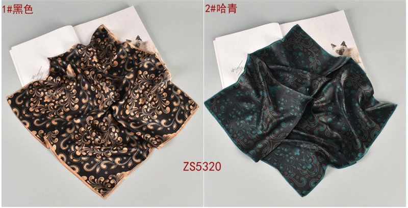 Fashion Vintage Printed Flower Women&prime;s Scarf in Stock