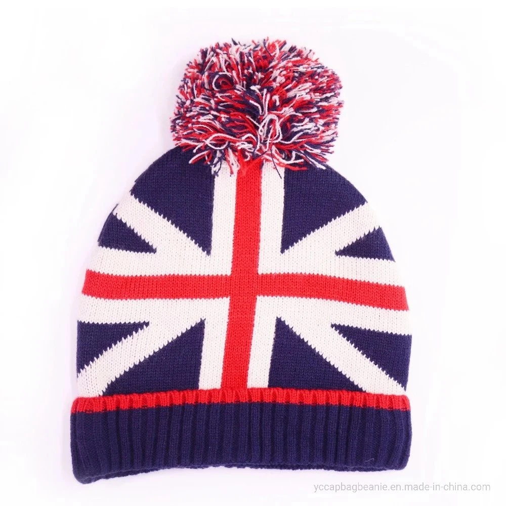 Lady Winter Warm Fashion Multi Colour Cable Bobble Beanie Hat