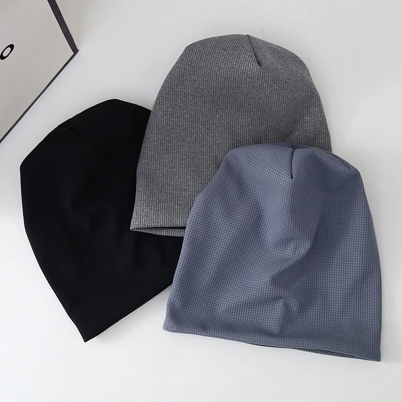 High Quality Big Elasticity Hotsale Fashion Unisex Loose Knitted Beanie Hat with Custom Label