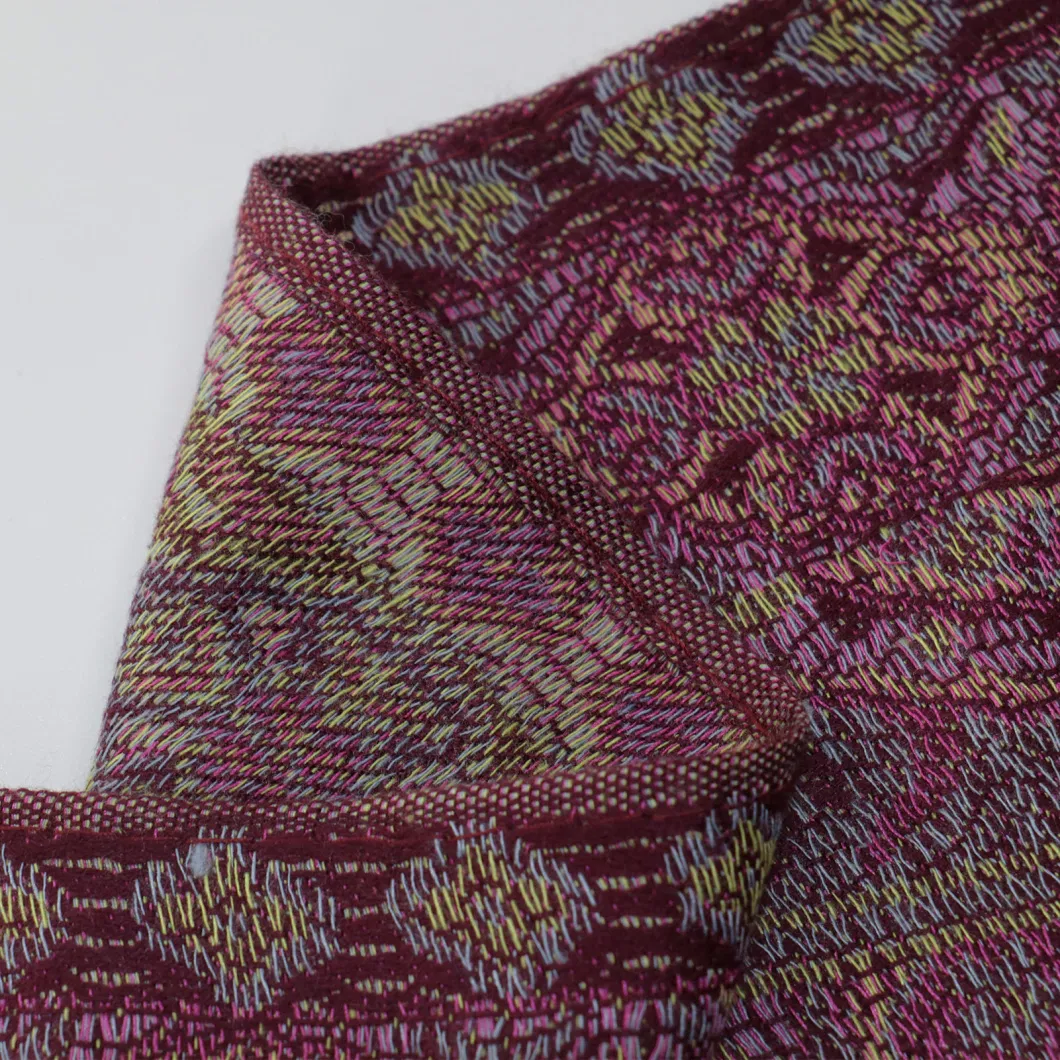 Spring Paisley Shawl Fashion Purple Red Jacquard Wraps Soft Ladies Paisley Scarf