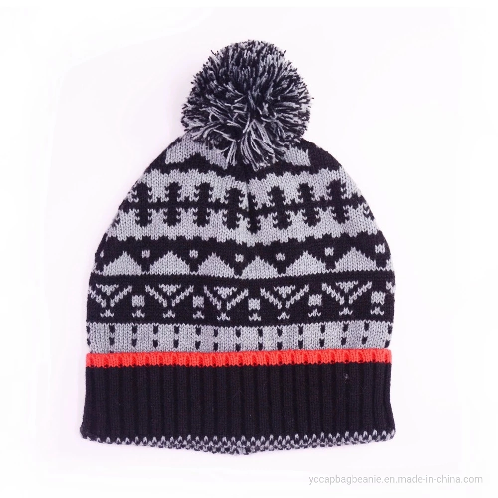 Lady Winter Warm Fashion Multi Colour Cable Bobble Beanie Hat