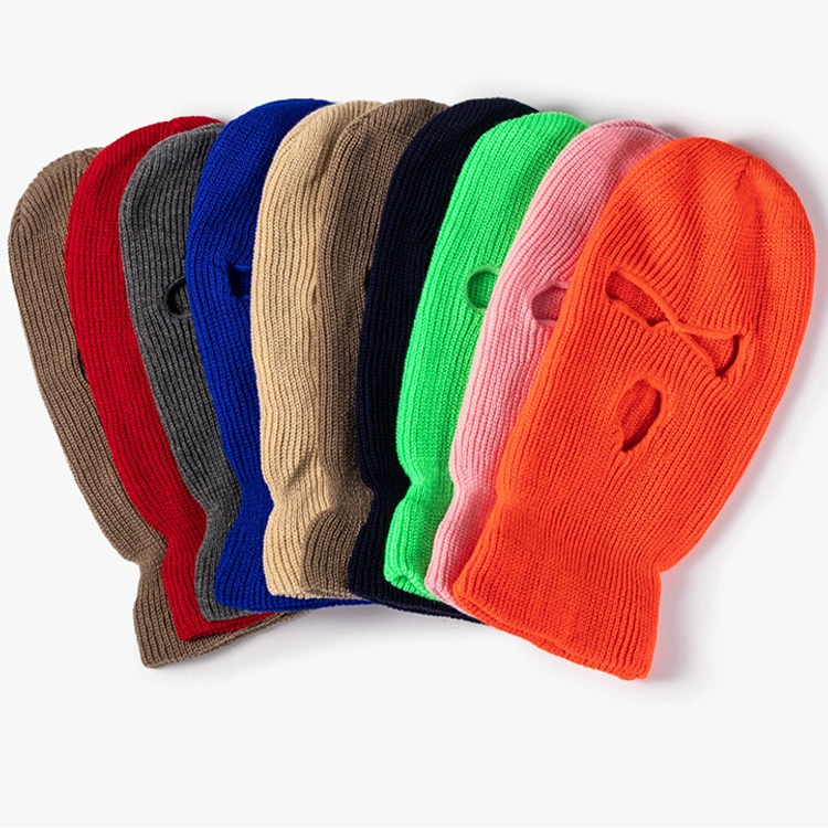 Blank Ski Mask Balaclava with Stock Skimask 3 Hole Balaclava