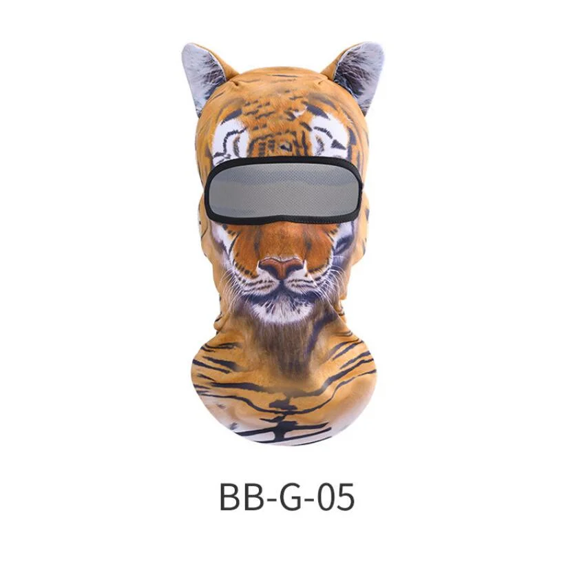 New Arrival Stock Design 3D Animal Ears Face Mask Balaclava for Music Festivals Raves Ski Halloween