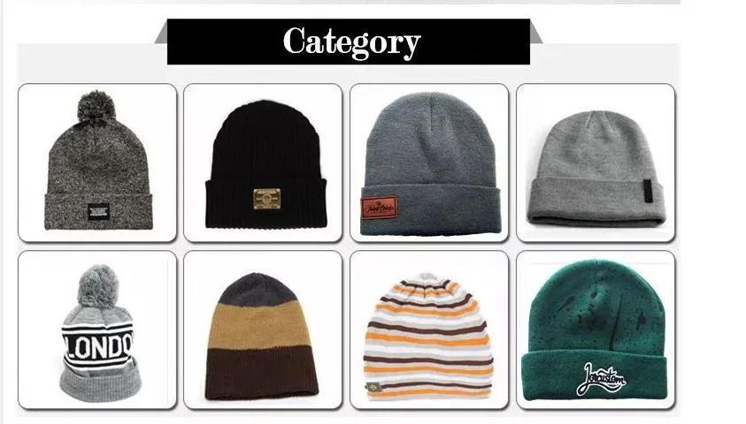 2022new Fashion High Quality Acrylic Custom Unisex Winter Cap Knitted Beanie Knitted Hat