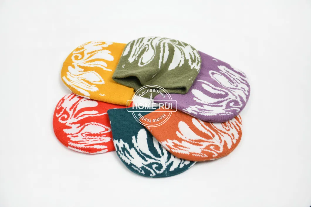 Fisherman Unisex 2023 Designer Furry Fire Flame Jacquard Knitted Super Soft Custom Logo Beanie Hats