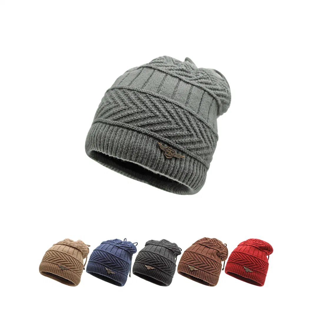 Fashion Collection Dual-Purpose Beanie Hat Change to Neck Mufflers Scarf