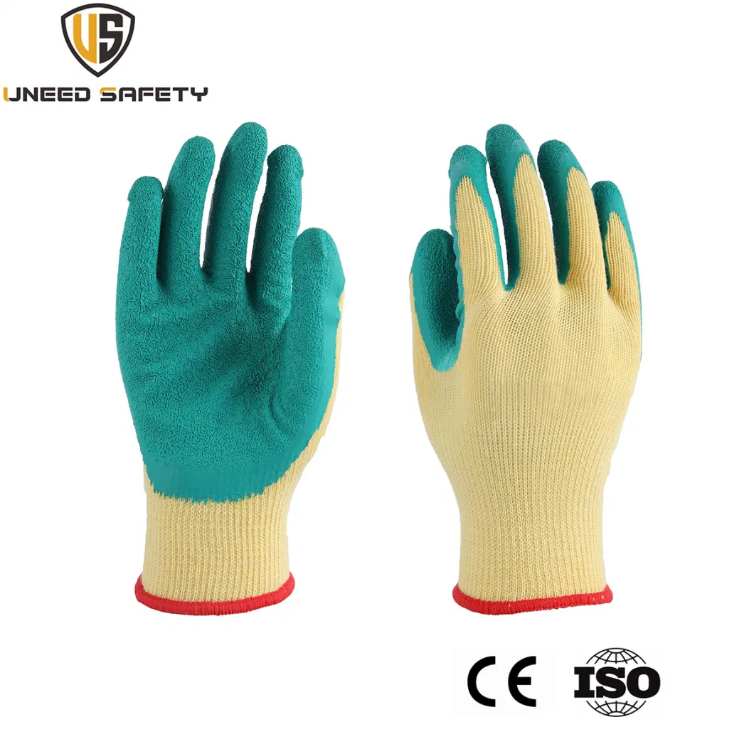 Custom Hand Working Gloves Crinkle Latex Coating Winter Gym Men Work Gloves