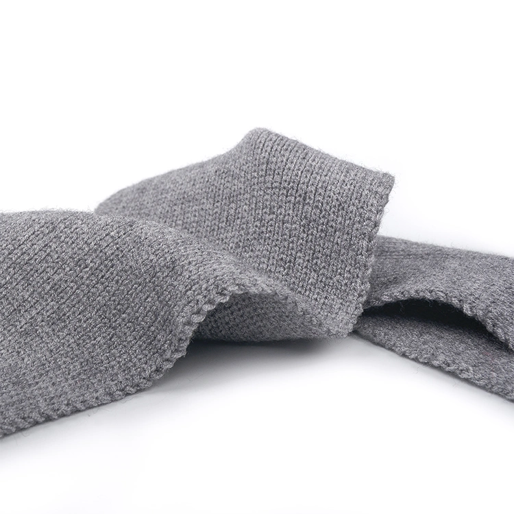 Knitted Beanie Scarf Set Soft Warm Acrylic POM POM Winter Thick Beanie Scarf with Lining for Kids