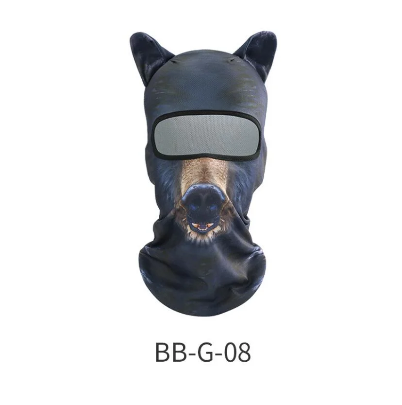 New Arrival Stock Design 3D Animal Ears Face Mask Balaclava for Music Festivals Raves Ski Halloween