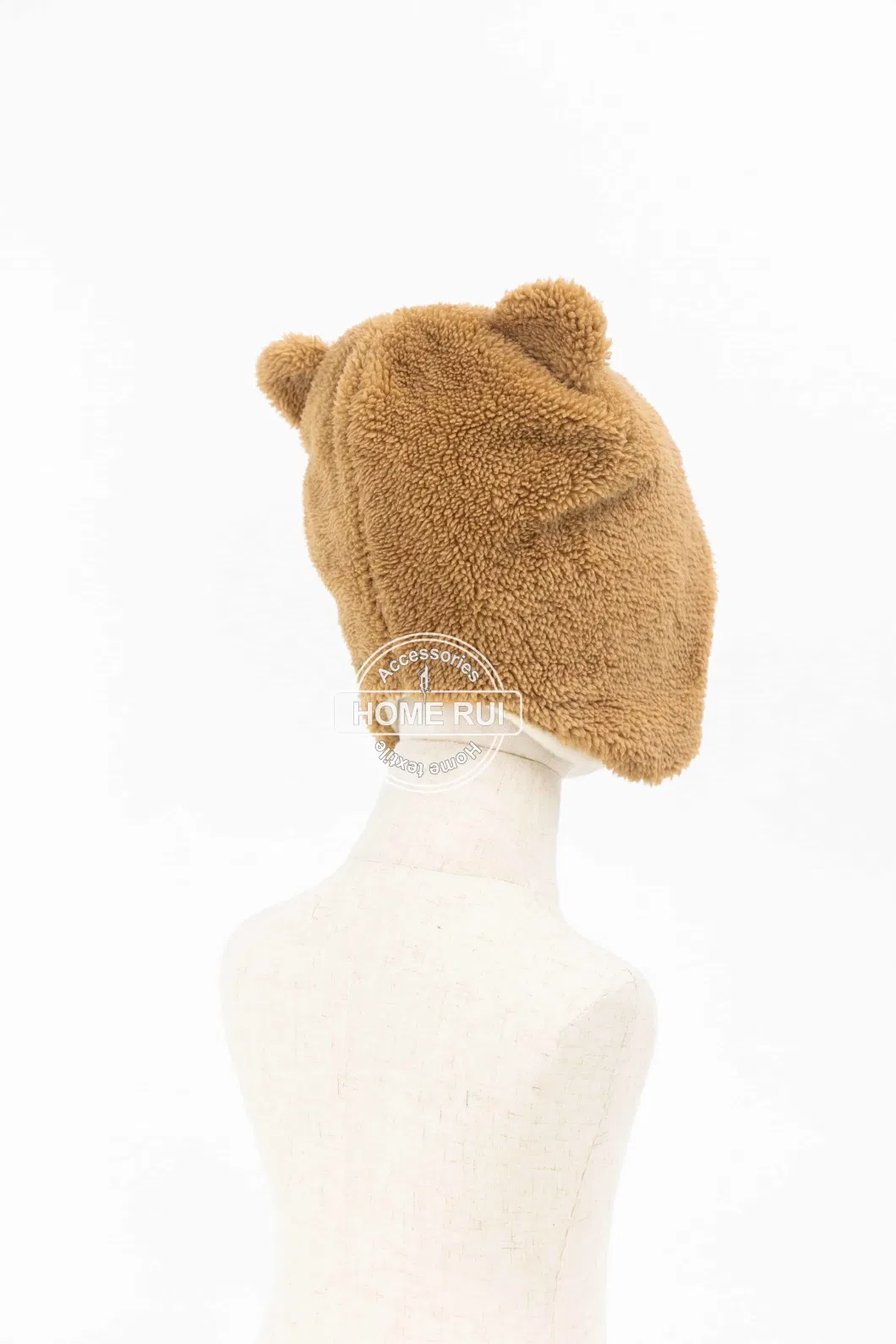 Toddler Baby Children Winter Outdoor Camel Cute Monkey Face Embroidery Eyes Animal Shape Casual Bonnet Cap Hat Beanie