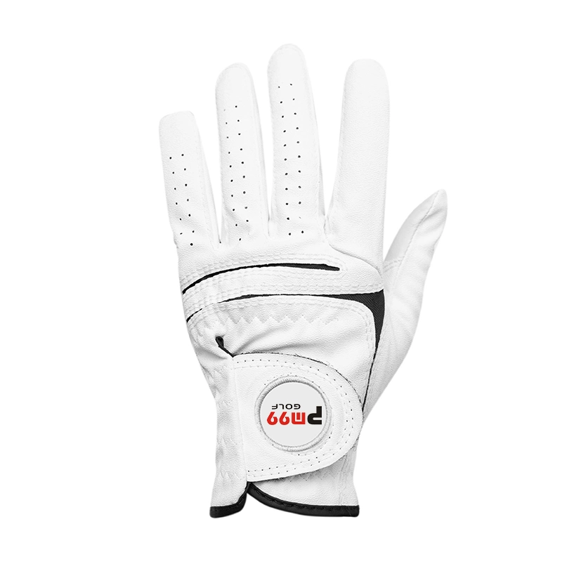 One Size Winter Kids Blank Logo Mens Golf Sun Gloves Premium Cabretta Leather Custom for Women