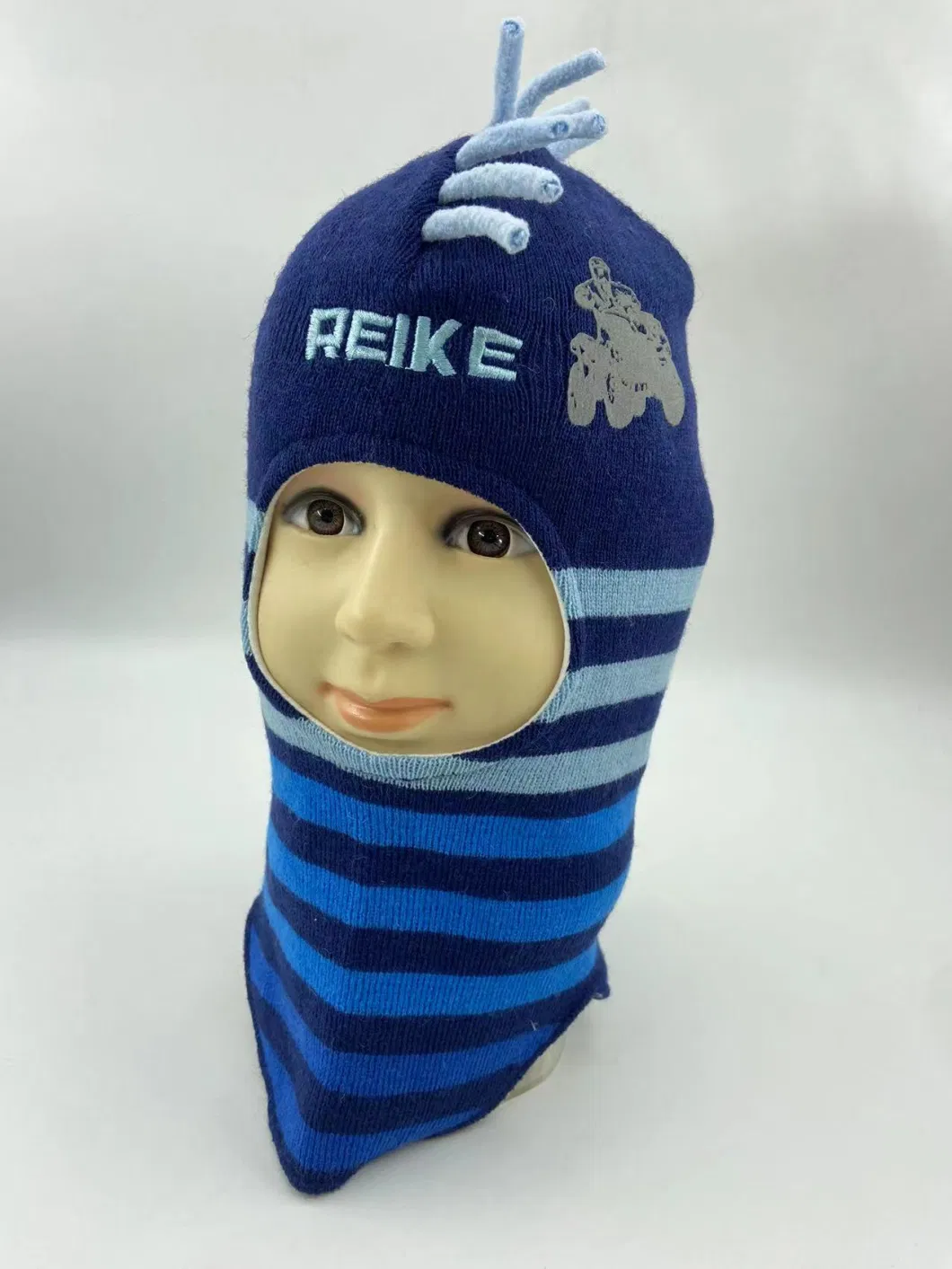 Child Helmet Winter Keep Warmer Face Knitted Hat Balaclava
