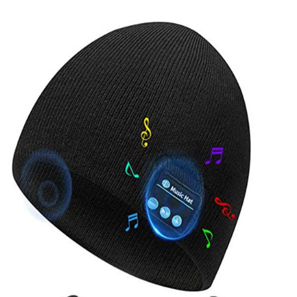 Wireless Bluetooth Headphones Sport Music Hat Smart Headset Beanie Winter Hat with Speaker